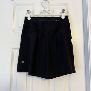Lululemon - Black Raw Hem Athletic Skirt